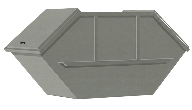 Absetzcontainer  10m³ mit Deckel