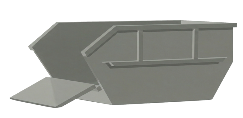 Absetzcontainer 7 m³ (mit Klappe)